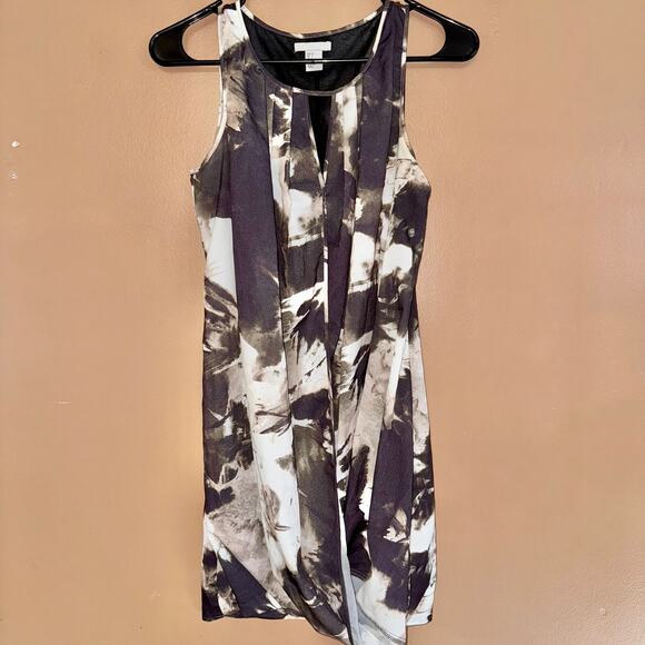 H&M Women's Sleeveless Dress - Brown Floral - Size 2 - Picture 1 of 8